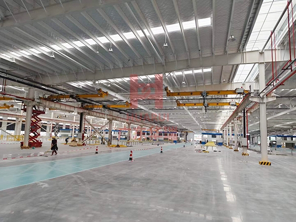 18 sets of single-girder suspended cranes