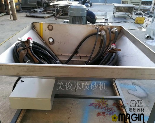 Water blasting equipment, blasting room sand collecting equipment, water-sand mixer