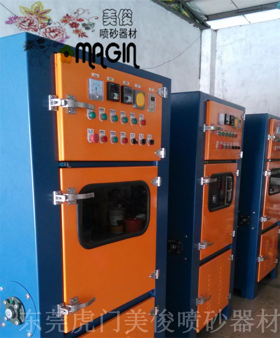 burr blasting machine, endless belt blasting machine, automatic blasting machine, burr cleaning machine, burr polishing machine