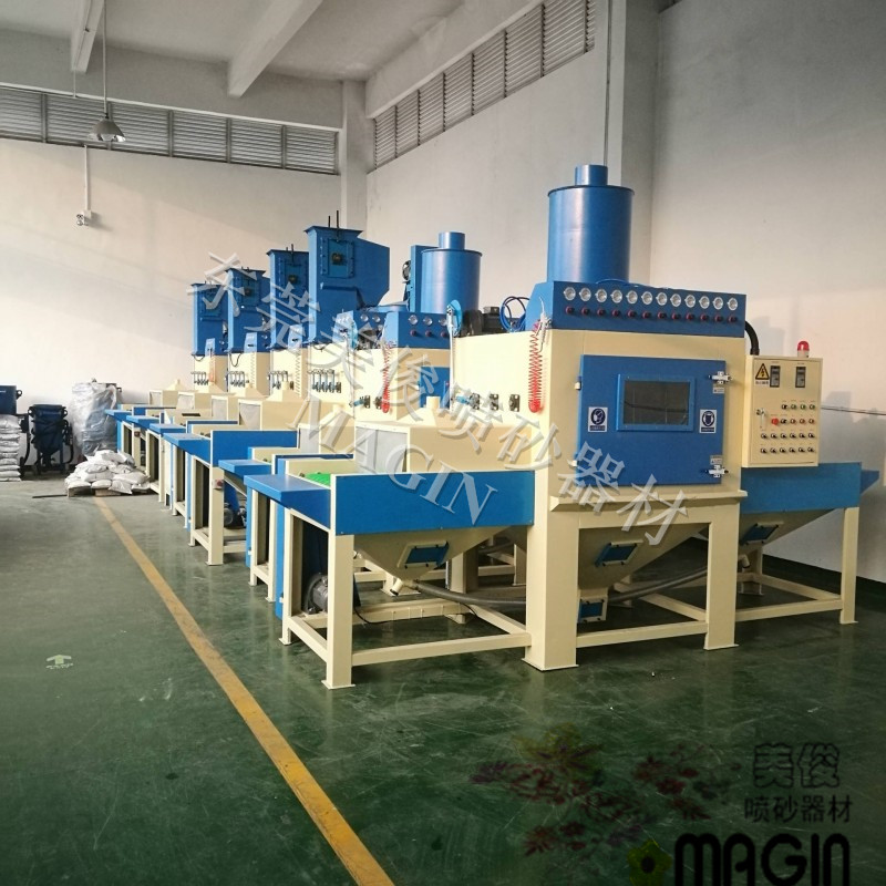 Conveyor sandblasting machine, plane sandblasting machine, automatic spraying Sand Machine