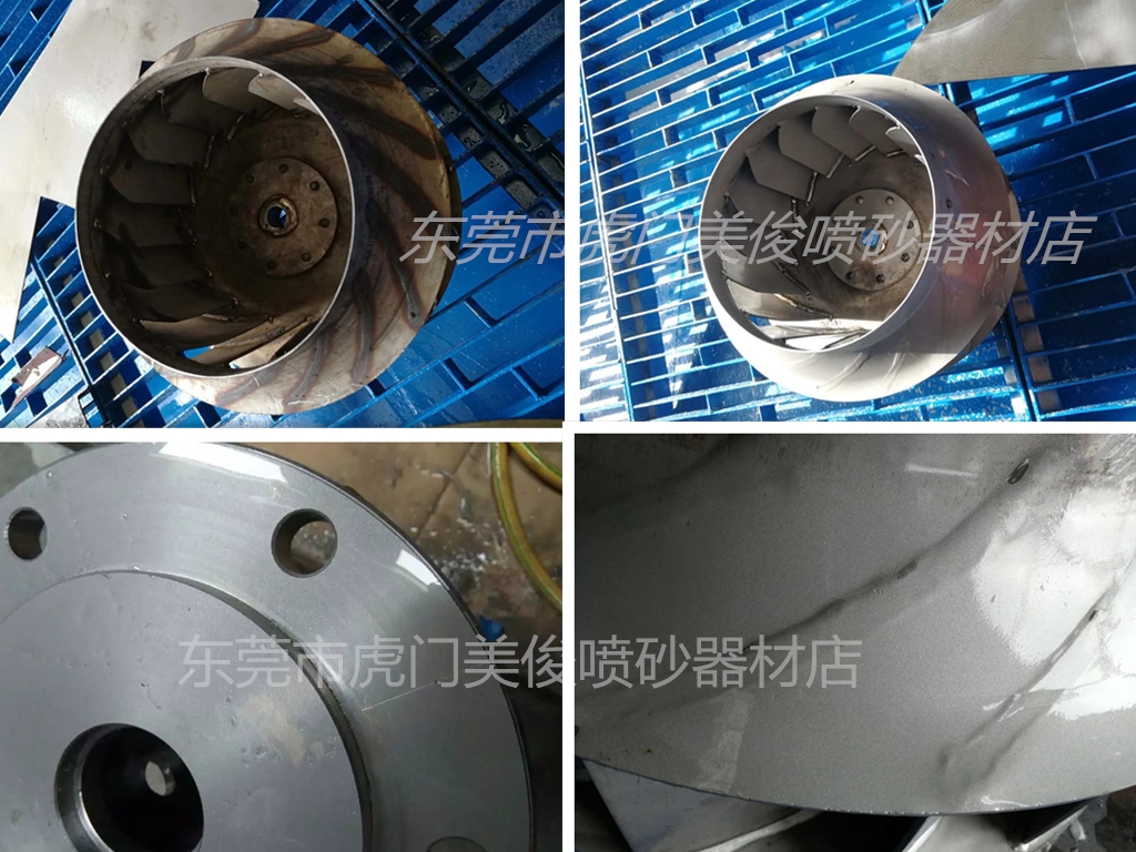 Stainless steel sandblasting