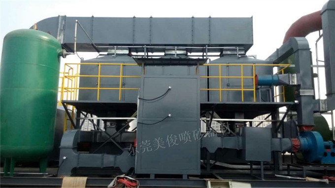 Activated carbon air purification facility