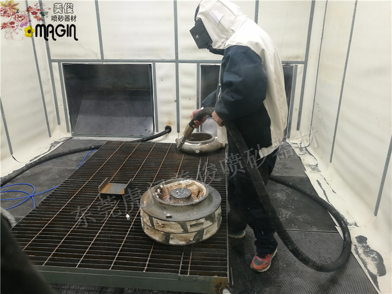 dust-free sandblasting room