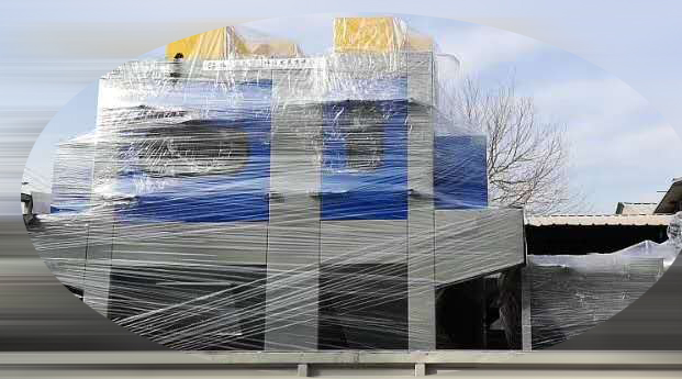 Mobile sandblasting machine