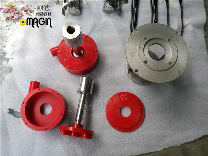 Water sandblasting machine accessories, liquid sandblasting machine accessories, polyurethane abrasive pump, sandblasting Machine wiper, water sandblasting gun