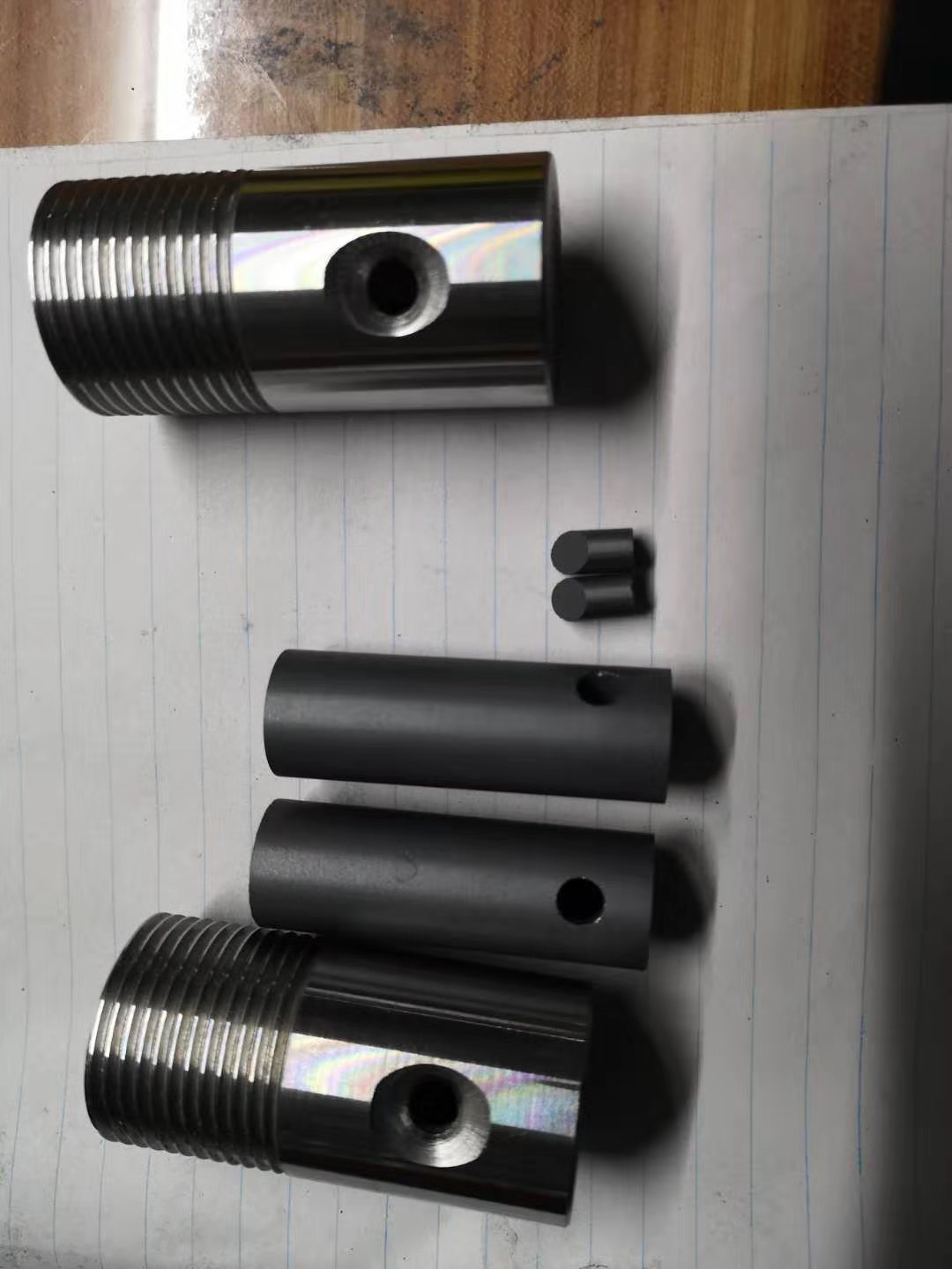 Inner wall blasting gun, side hole nozzle, boron carbide Nozzle