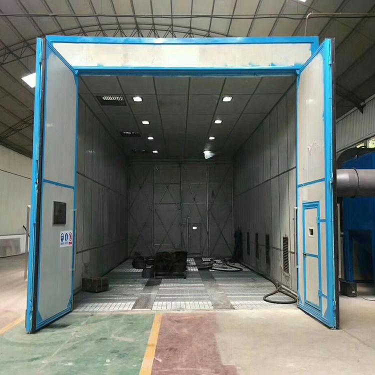 Large blasting room, grinding room, shot blasting room, blasting facility