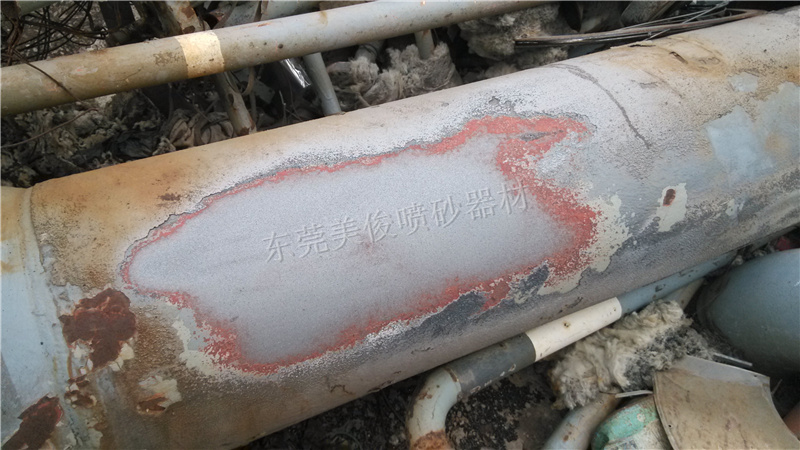Steel structure rust removal, paint removal and anti-corrosion