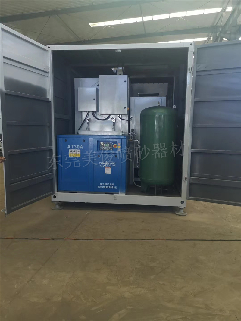Small mobile sandblasting roomSmall shot blasting room