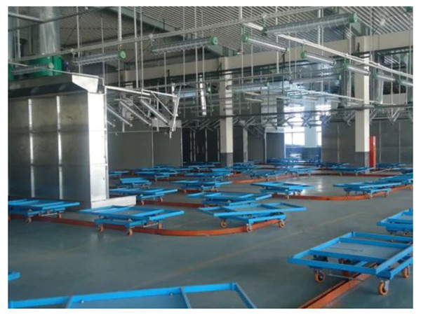 Trailer-type chassis line