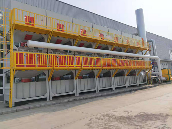 Activated carbon adsorption + desorption catalytic combustion treatment system