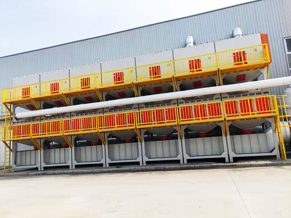 Activated carbon adsorption + desorption catalytic combustion treatment system