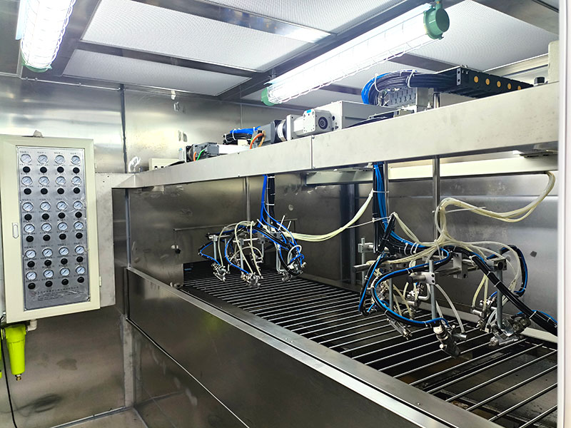 Linear Reciprocator Spray Booth