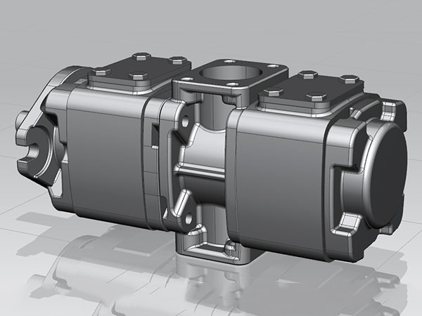Tandem Pump with Dual Inlet Ports