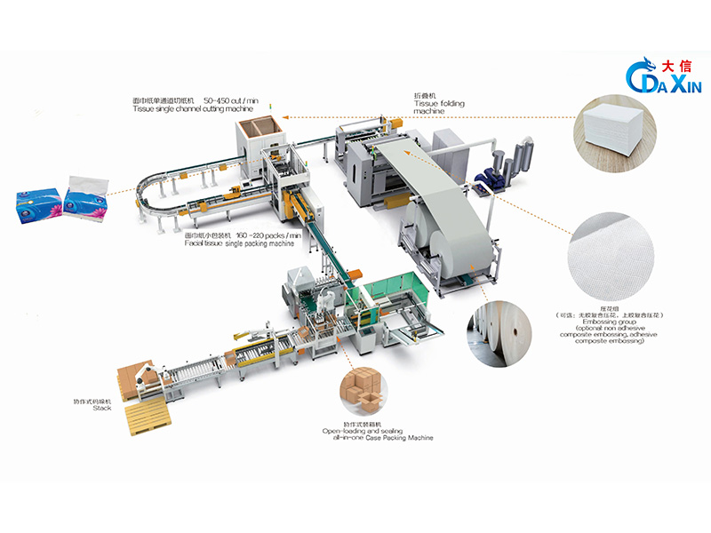 V-Fold-Tissue-Cartoning-&-Palletizing-Line