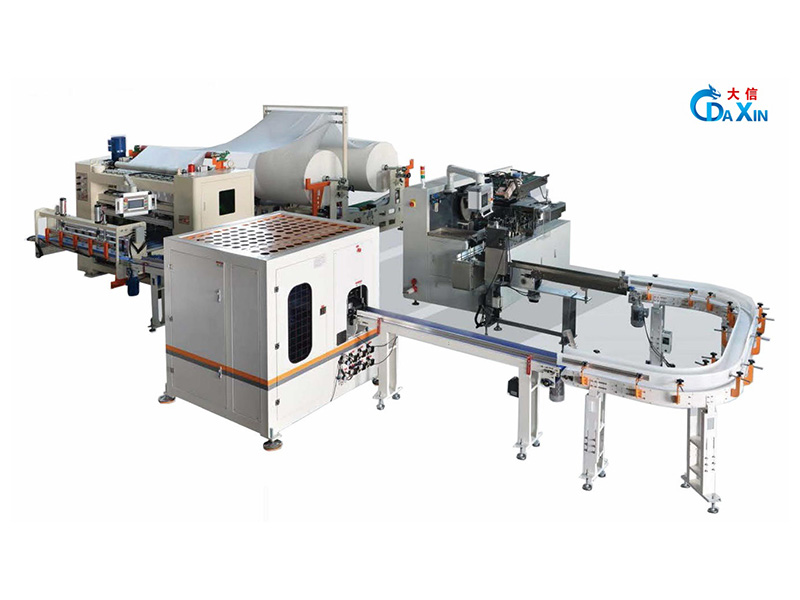 V-Fold-Facial-Tissue-Carton-Packing-Production-Line