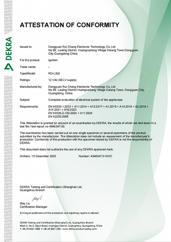 RD-L302 (Certificado LVD)
