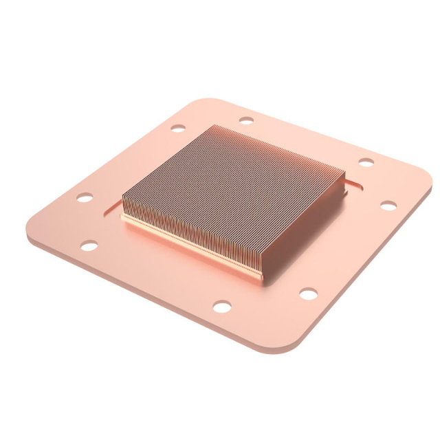 Ecotherm server custom design manufacturer skiving copper heatsink