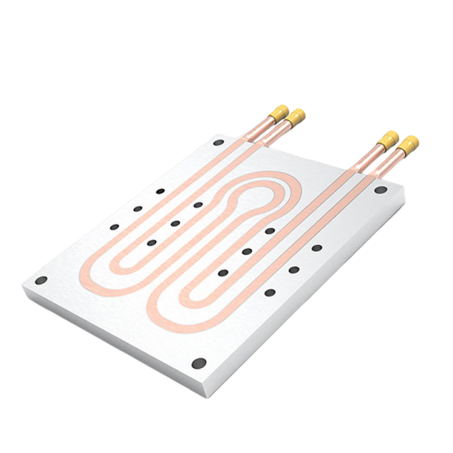 OEM Optic Fiber Plate Aluminum Alloy Large Block Heatsink Water Cooled Plate for Laser Equipment Cooling
