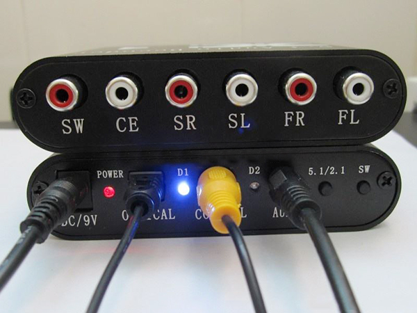 Set-top box coaxial