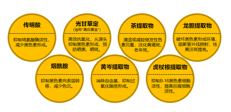 7种焕白成分良性相溶,高光荟萃