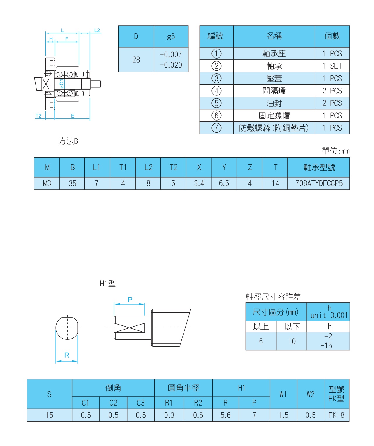 FK支撑座