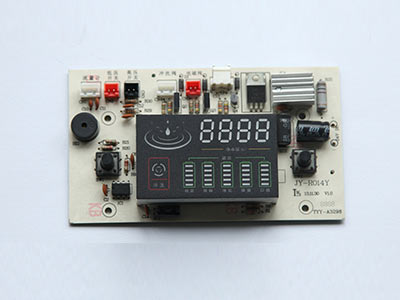 What is the working principle of the air purifier control board?