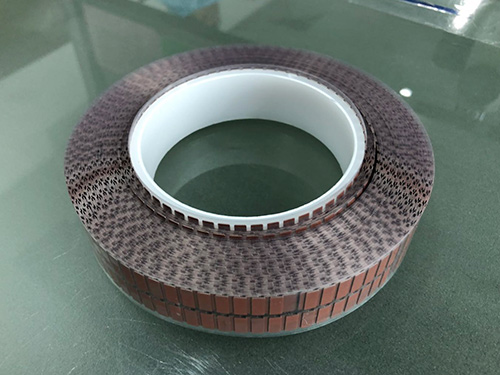 What is the common material of the reinforcing plate?