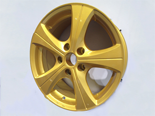 Resin coated aluminum pigment