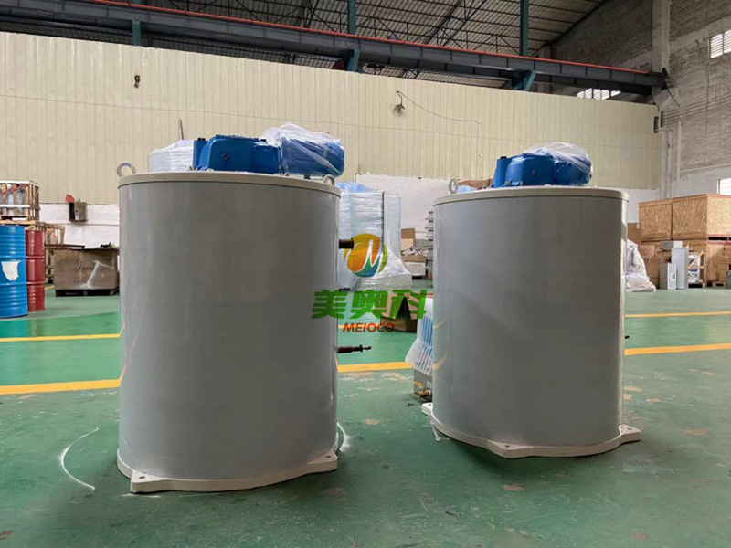 Flake ice machine evaporator (0.2–50 t) / ice bucket