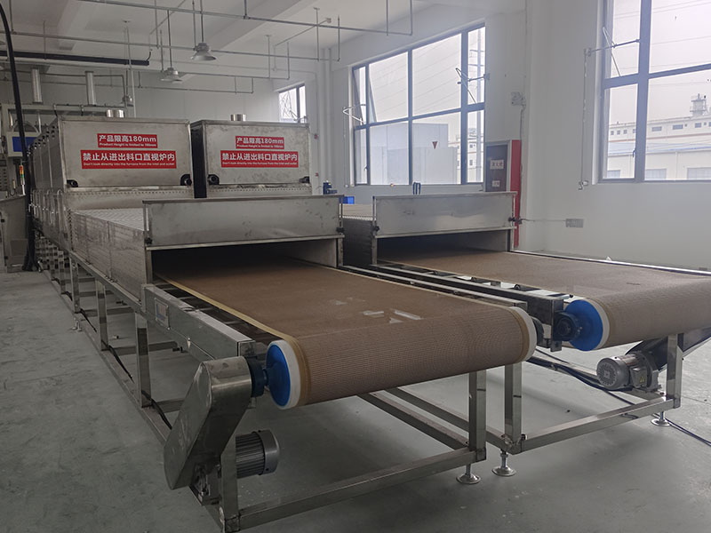 Microwave drying line