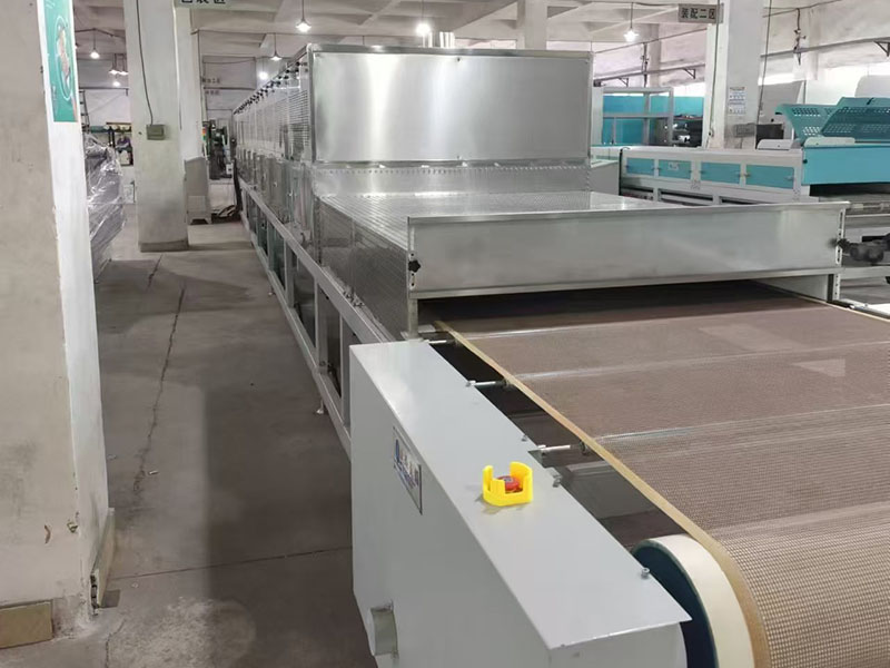Microwave drying line