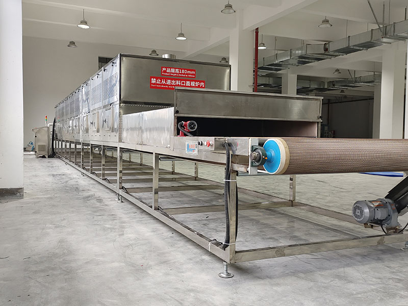 Microwave drying line