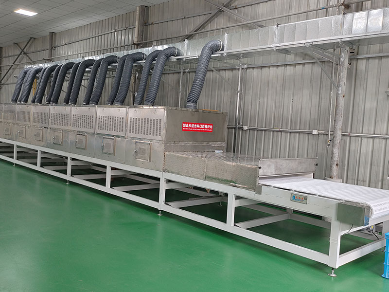 Microwave drying line
