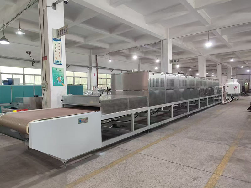 Microwave drying line