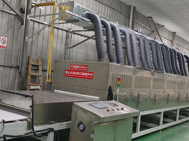 Microwave drying line