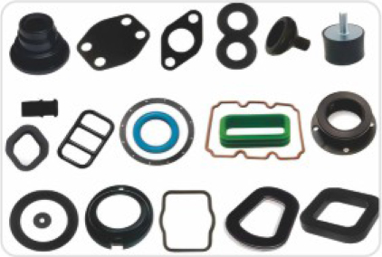 Rubber molded parts