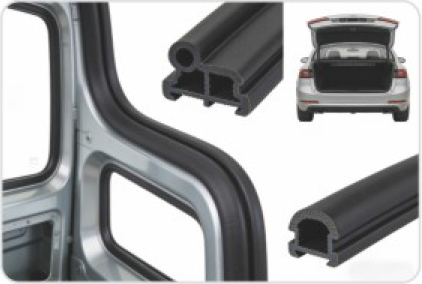 Rubber molded parts