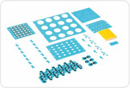 die cut rubber parts