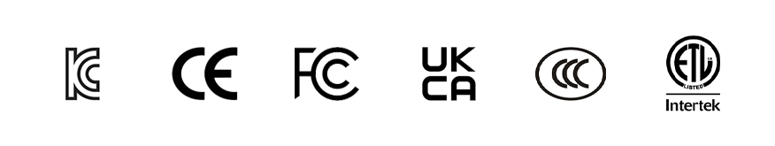 Products comply with the global safety certification enterprises