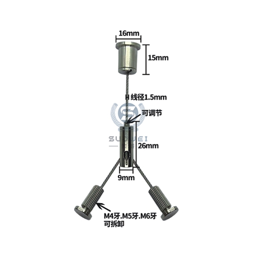 Analysis of high-quality one to two suspension wire core material: triple upgrade of load-bearing, anti-corrosion, and adjustable performance