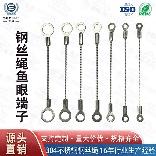 Steel wire rope eye terminal