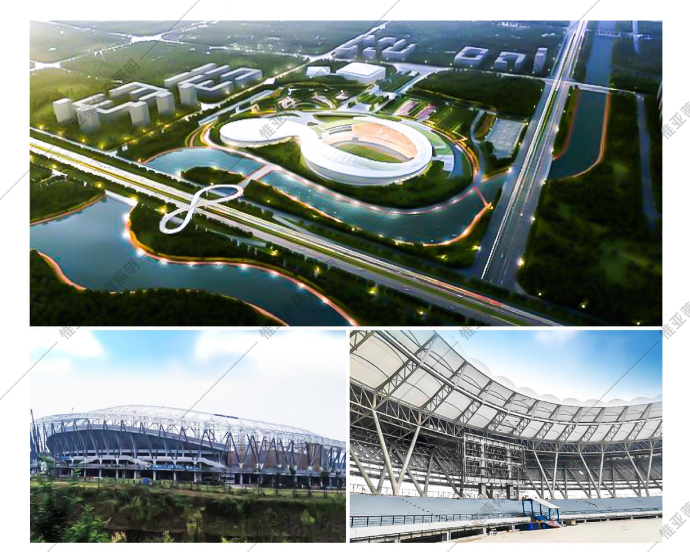 Hubei Xiangyang Olympic Sports Center Soccer Field Lighting