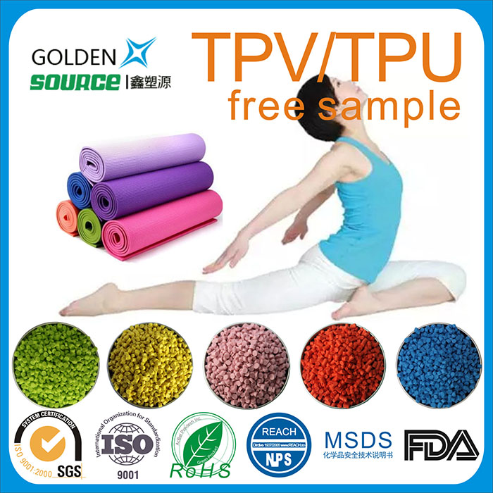 Price of TPV/TPU yoga mat raw materials
